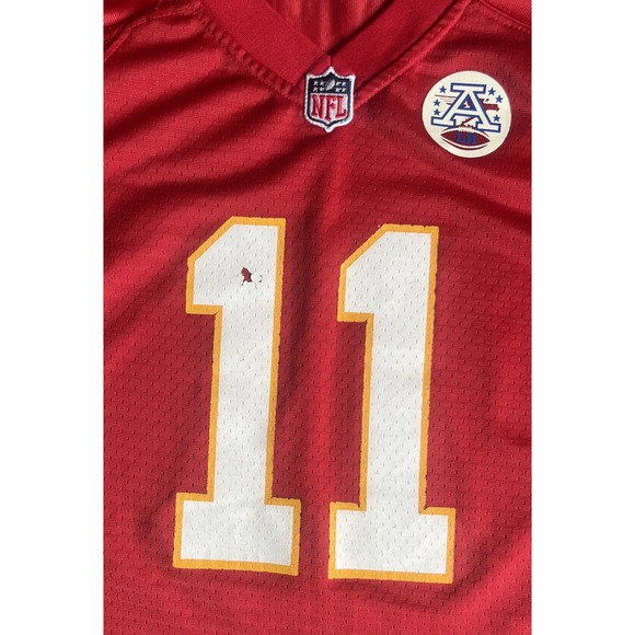 NFL Pro Line Alex Smith Jersey #11 Kansas City Chiefs Youth Medium - Elite Style - Picture 3 of 8